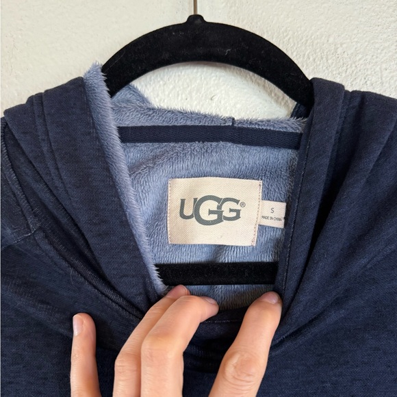 UGG Ultra Soft Navy Hoodie, Size Small - Picture 4 of 4